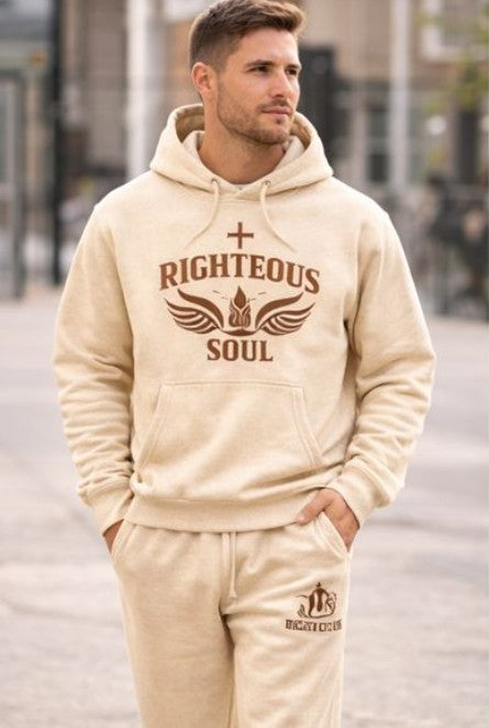Righteous Soul Hoodie Beige