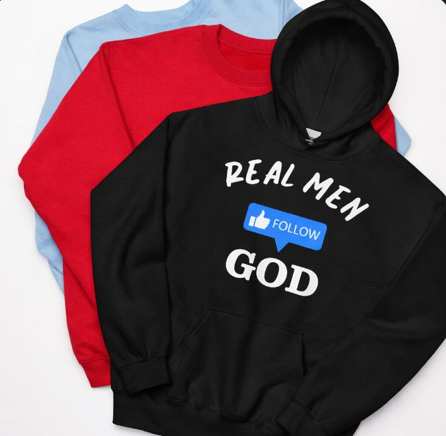 Real men follow God hoodie